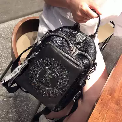 Shoulder bag female Tide brand 2021 New Fashion casual simple joker leather personality shoulder multi-purpose soft leather bag