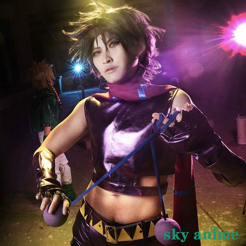 [Sky Animation] JOJOs Bizarre Adventure Joseph Josda cosplay trang phục Er Qiao phiên bản da - Cosplay