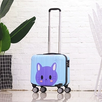 Круглая лицо фиолетовая кошка [окрашенная коробка]