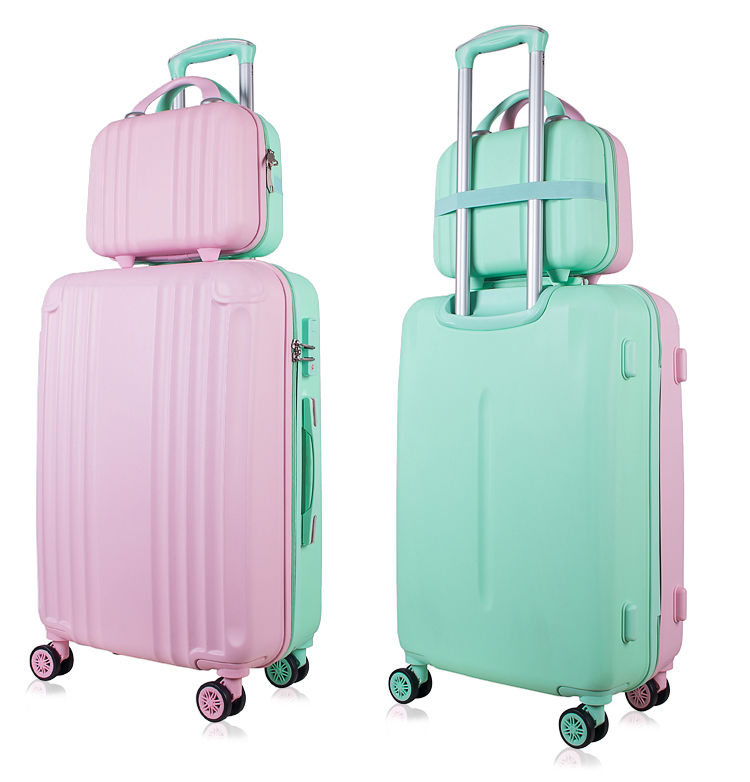 Vali thời trang 20 inch phổ biến bánh xe đẩy trường hợp phiên bản Hàn Quốc 24 inch nhỏ mật khẩu mới hộp vali 26 inch sinh viên shop vali