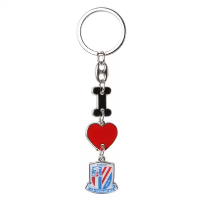 (Spot) Shanghai Shenhua official authorized peripheral-I LOVE Shenhua keychain key ring