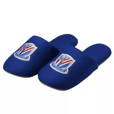 (Spot) Shanghai Shenhua official authorized surrounding-Shenhua team emblem men and women home indoor warm slippers