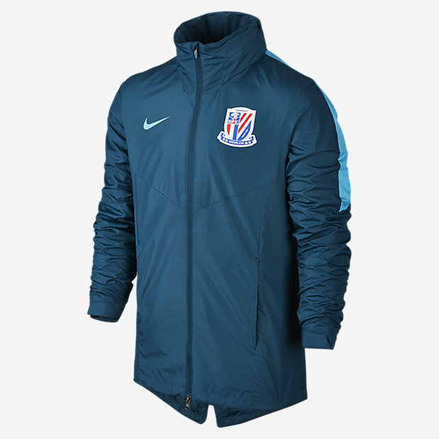 (Spot) Shenhua winning year 2017 Nike Shanghai Shenhua windproof raincoat jacket 849153-346