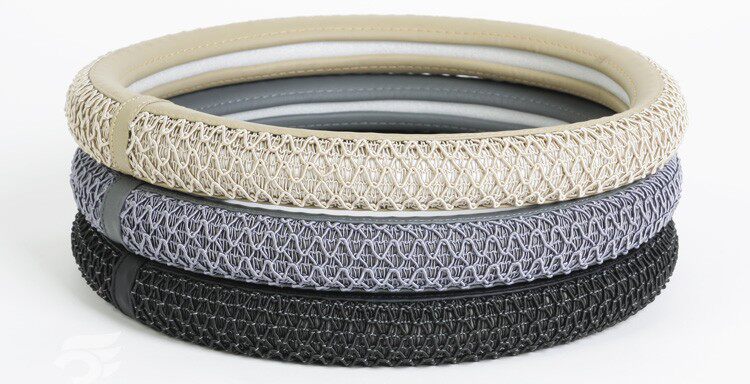 Car Steering Wheel Set All Season Universal Ice Wire Interior Supplies Retrofit Non-slip Breathable Sweaty Net Red Summer Take Cover