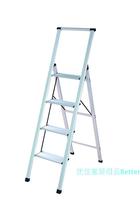 High quality aluminum alloy folding step ladder Household ladder 4-step herringbone ladder Indoor stairs multi-function ladder color