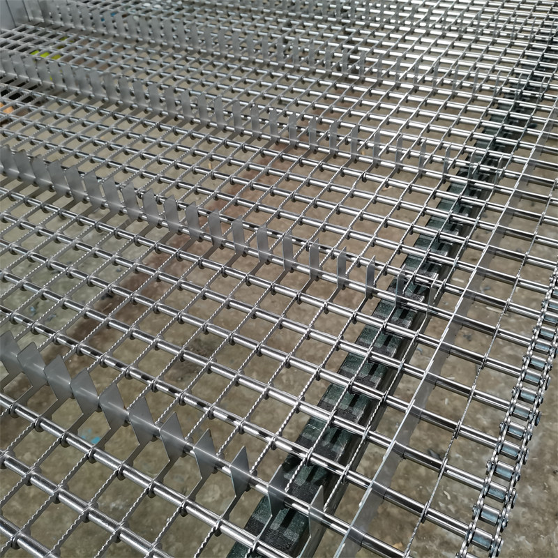 Stainless steel mesh chain wear rod mesh belt metal transmission chain mesh belt ultrasonic cleaning chain piece mesh conveyor chain