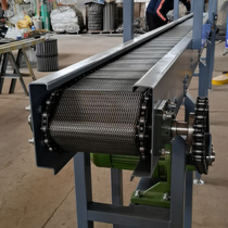 Small stainless steel mesh belt air cooler corrosion resistant mesh belt conveyor mesh conveyor equipment assembly line manufacturer