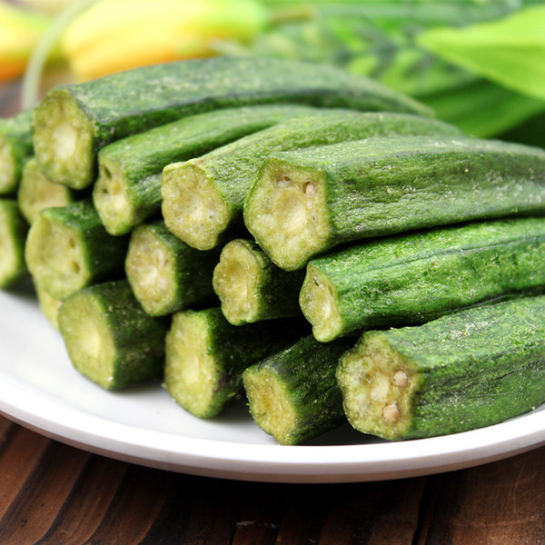 唐妖 黄秋葵干 45g*10袋 优惠券折后￥32.8包邮（￥37.8-5）另有综合果蔬脆可选