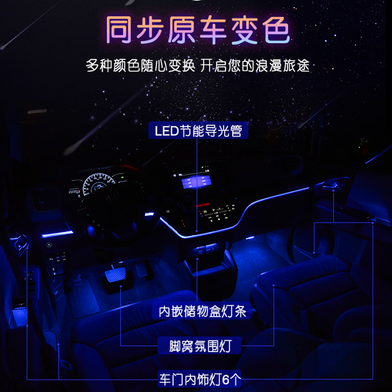 Suitable for Alle gentry 15-21 Odyssey instrument atmosphere lamp interior light modified foot nest atmosphere lamp factory