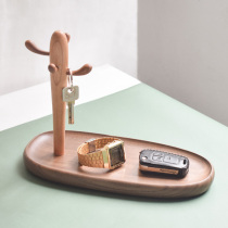 Mountain Shea-Cactus Containing Shelf Doorway Key Contained in door hanging key Xuanguan Shelf
