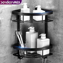 Bathroom rack toilet bathroom bathroom wash table storage wall-mounted triangle wall-mounted triangle wall-free