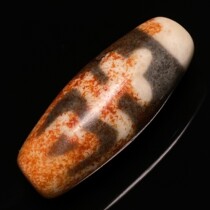 Tibetan highland barley blood silk aquarium old dzi beads natural agate multi-treasure bracelet necklace pendant back cloud accessories