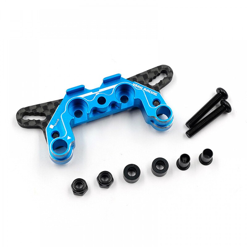 Yeah Racing Front and Rear Shock Mounts Carbon Fiber/Metal Mb01 Bt-01 # Tamb-006