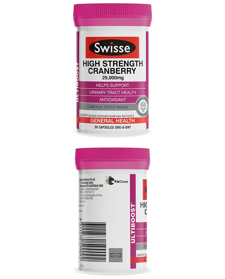Úc swisse cranberry tinh chất viên nang 30 viên Man Yuemei nữ bảo trì buồng trứng sản phẩm sức khỏe viêm phụ khoa - Thức ăn bổ sung dinh dưỡng c sủi