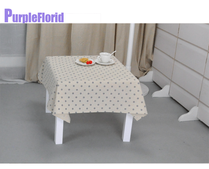 Cotton linen nghệ thuật phong cách mộc mạc khăn trải bàn vuông khăn trải bàn vuông bảng bàn cà phê vải IKEA khăn trải bàn vải khăn ăn khách sạn