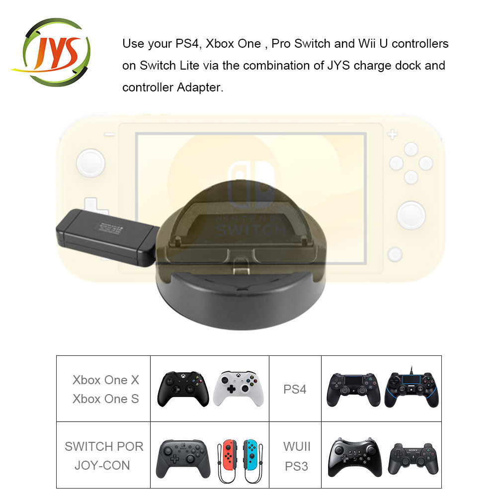 Поддержка хоста switch lite主机迷你充电底座带支架 增加usb口可外接手柄 座充