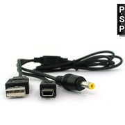 Cáp dữ liệu USB Sony psp3000 2000 1000 PSPe1000 Cáp sạc dữ liệu 2 trong 1 - PSP kết hợp