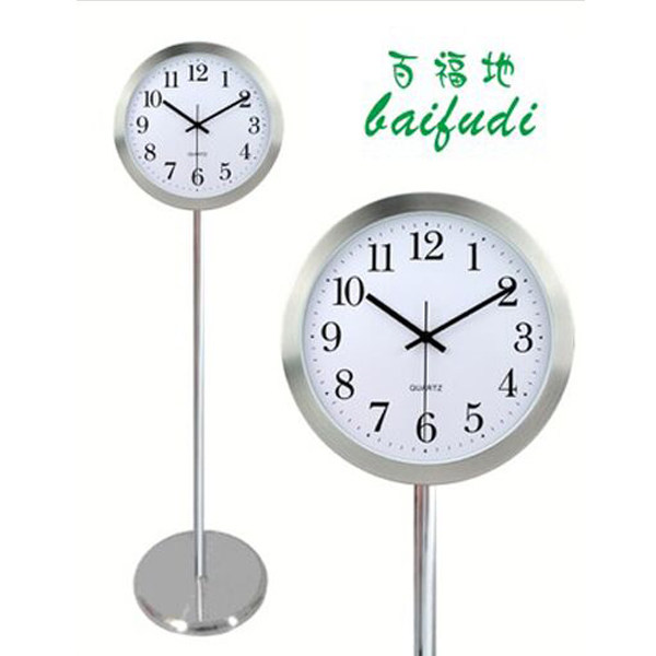 BFD 12 inch landing clock in the living room with clock vertical clock modern minimalist clock creative electronic clock quartz clock