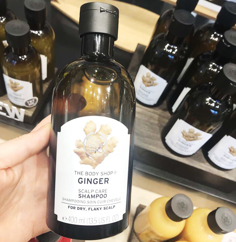 Australia The Body Shop ginger shampoo with shampoo 400ml straight mail