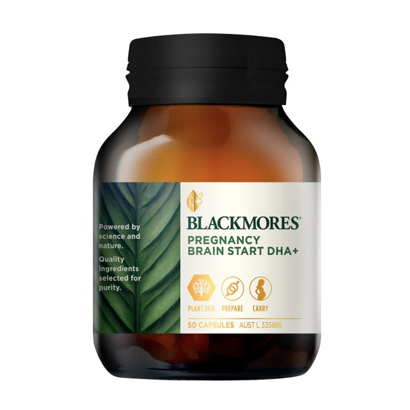 Australian Blackmores pregnant woman brain power CP capsule DHA50 grain Australian Jiabao seaweed oil dha gallbladder and iron