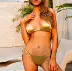 2018 mới gợi cảm hộp đêm châu Âu và Mỹ mặc bikini nữ phù hợp với bãi biển bikini tôi chia áo tắm thủy triều Bộ đồ bơi hai mảnh