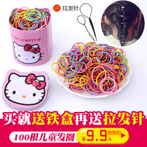 Childrens headline Han cartoon cartoon box without hurting hair band hair ring little girl tied hair rope to hair and hair rope 100