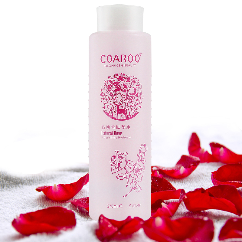 COAROO原森密语玫瑰养肤花水270ml  玫瑰爽肤水 补水保湿