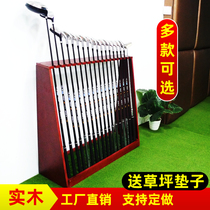 golf pole rack storage rack clubhouse course Club CLUB Club Club display rack golf solid wood fixed shelf