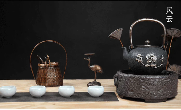 Long Yin Zhai cũ bùn đá điện bếp gốm lò câm nhà Đức câm nhập khẩu nồi sắt nồi bạc nồi chè đặc biệt - Bếp điện bếp hồng ngoại loại nào tốt