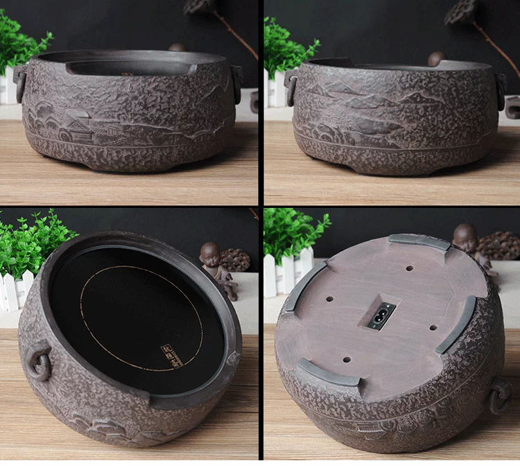 Long Yin Zhai cũ bùn đá điện bếp gốm lò câm nhà Đức câm nhập khẩu nồi sắt nồi bạc nồi chè đặc biệt - Bếp điện bếp hồng ngoại loại nào tốt