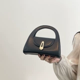 Черная сумка через плечо, универсальная сумка на одно плечо, изысканный стиль