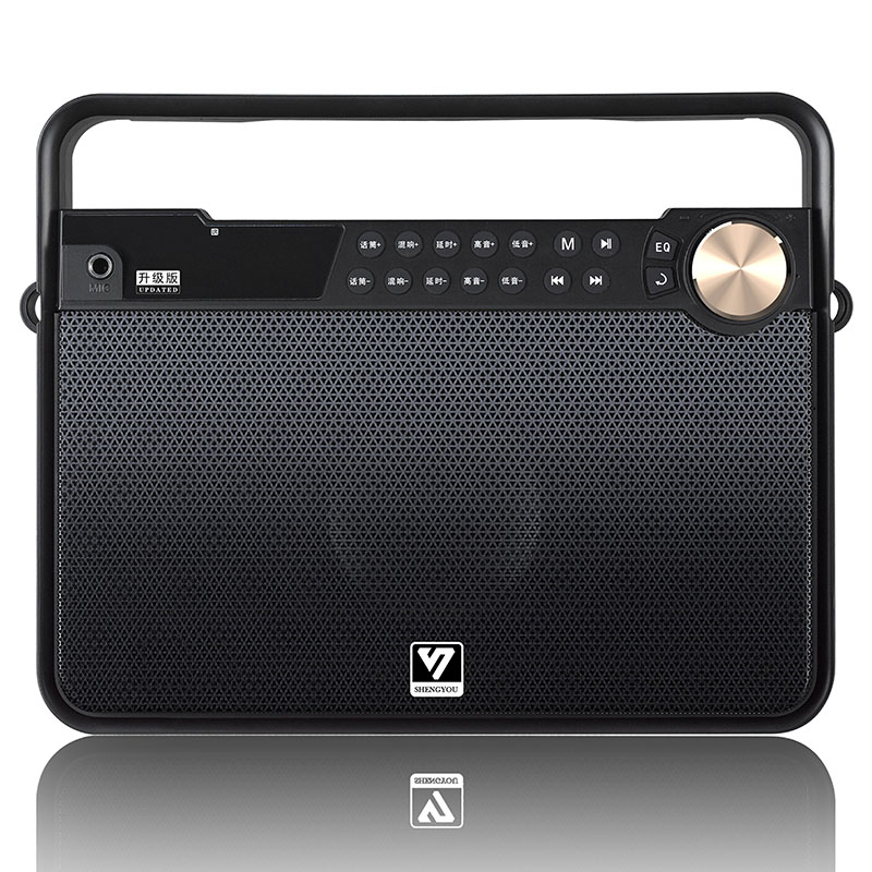 Voice actor audio Q7 upgraded version Bluetooth square dance portable portable speaker outdoor high volume k song wireless microphone