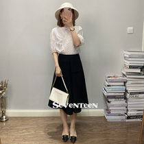 Designer recommended shirt blouses design feel full minimalist shirt short sleeve bubble sleeve shirt 2021 summer