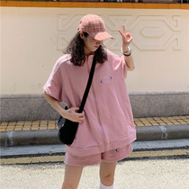 Japan SLY Casual Sportswear Suit Women 2021 Summer Fashion Shorts Thin two sets of student tides