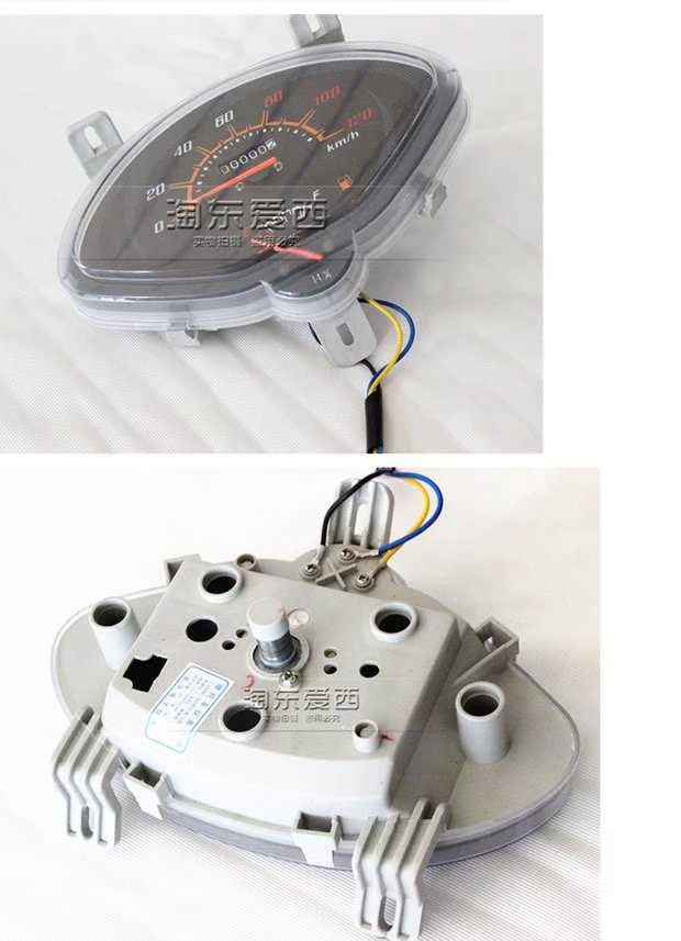 Cổ áo xe máy Qianjiang Yue QJ125T-15A-16E Yue Yue dụng cụ lắp ráp đồng hồ đo tốc độ bảng mã lắp ráp - Power Meter đồng hồ điện tử cho xe wave