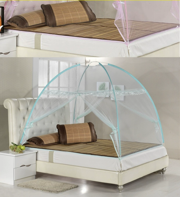 Magic yurt cài đặt miễn phí với sinh viên dome đáy giường đơn giản lưới 0.8m0.9m1.5m1.8 mét 80cm - Lưới chống muỗi