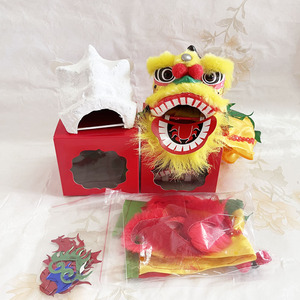Small Xingshi Head DIY Material Package Semi-Finished Products Dance Lion School Kindergarten Play Lion Pretty Dance Pro