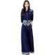 Internet celebrity fashion denim jacket female 2022 spring and autumn all-match age-reducing two-piece suit fried street wide-leg pants suit clothes tide