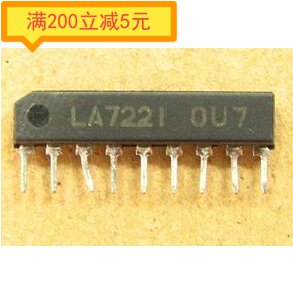 Electronic component LA7221 TV switching circuit