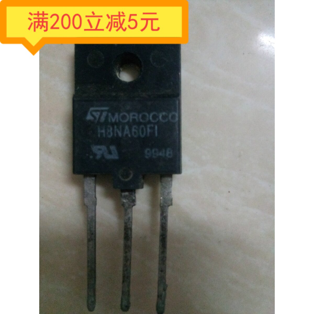 Original imported disassembly machine H8NA60FI plastic package 8N60 TO-3P ST manufacturer MOS field effect tube straight shot