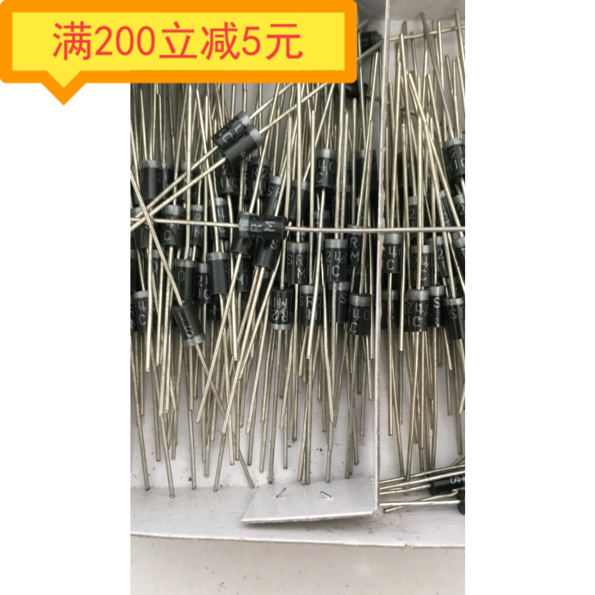 Schottky diode SR240 SB240 2A 40V in-line DO-15 10pcs