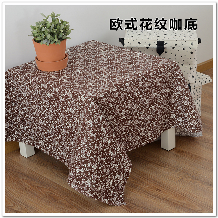 Vải nhỏ điểm bông vải nghệ thuật bàn cà phê bàn ​​tròn khăn trải bàn tùy chỉnh ren khăn trải bàn phong cách dân tộc khăn trải bàn trang trí
