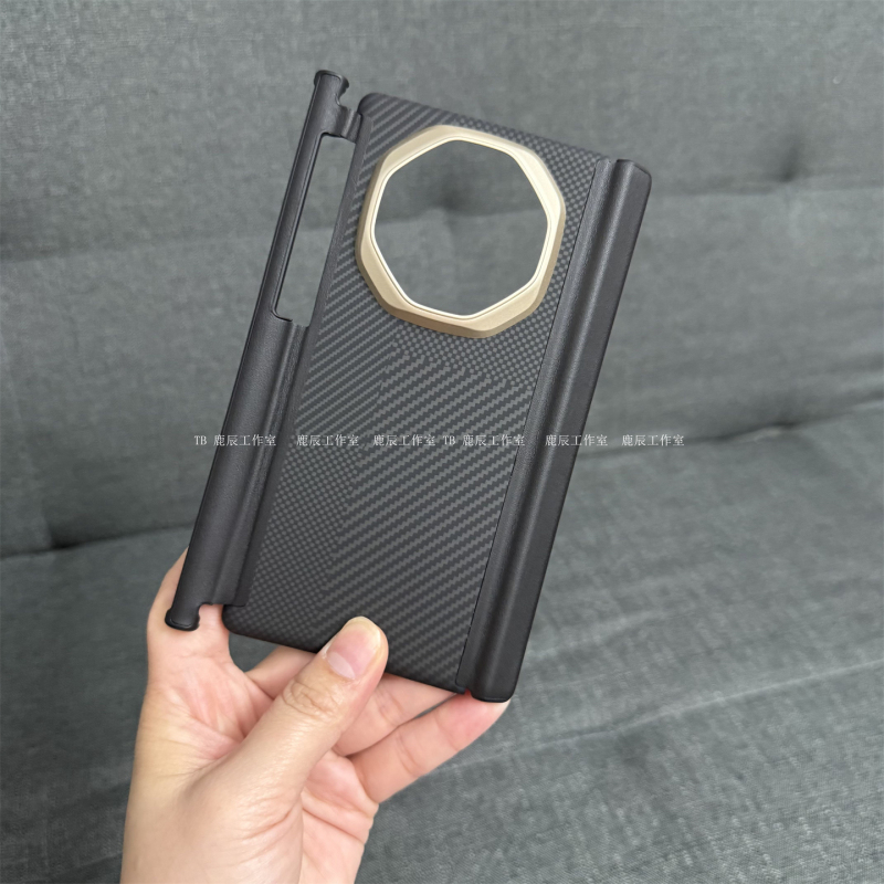 Suitable for Huawei Mate Xts Phone Case, Large Hole Lens, Aramid Texture Phone Cover, Double-Sided Magnetic Suction, Full Coverage, 70% off Fold Screen Xt Extraordinary Master Protective Case, Carbon Fiber Texture High-End Shell