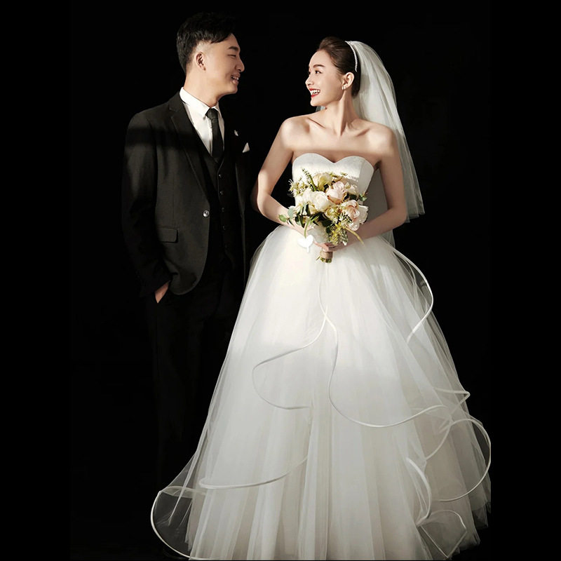 simple light wedding dresses