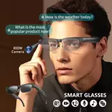 AI Camera Smart Glasses Video Acrop Translate Солнцезащитные очки