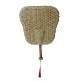 Mai Stround Fan Old -Модный Big PU Fan Group Fan Fan Grass Mosquito Репеллентный комар