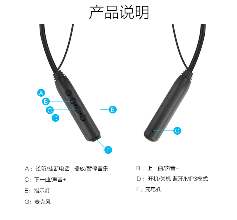 Cổ treo cổ lặn dưới máy nghe nhạc MP3 thể thao không thấm nước nhạc không dây Tai nghe Bluetooth tích hợp bơi chuyên nghiệp - Trình phát TV thông minh thiết bị thu phát wifi