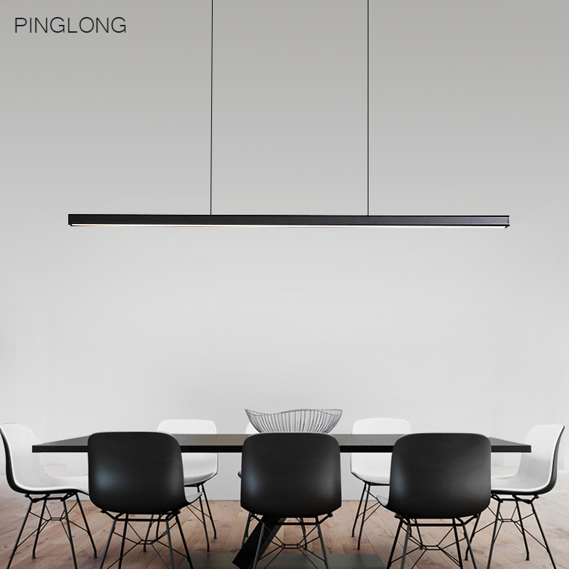 Nordic Limit LED Restaurant Lights in the Island Changling Lights Red One Word Table Lamp Designer's Lights