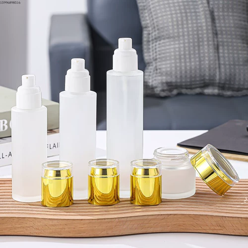 Акриловая матовая бутылка, стеклянная тара, распылитель, 30 мл, пробный комплект