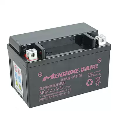 Suitable for Qianjiang Blue Baolong QJ150-17A 125T-3A locomotive battery YTX7A scooter battery bottle